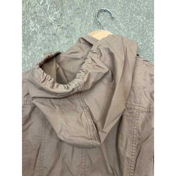 Love Tree Tan Hooded Utility Vest Women's Size Small - Picture 12 of 13